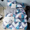 Bedding Sets Juego De Ropa Cama Con Diseo Res Funda Nrdica Edredn Almohada Rosa 3/4 Uds.