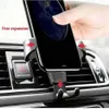 NUEVO Universal Gravity Auto Car Air Ventil Clip de soporte de teléfono móvil soporte para teléfono celular Soporte para Samsung para Samsung