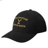 Ball Caps y? Llowstone Dtton Ranch Baseball Cap Bobble Hat Luxury Brand Designer Hat Golf Women Mensl240413