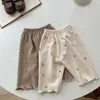 Kläder sätter vår baby set barn pyjamas barn blomma flickor kläder sömnkläder hösten småbarn kläder