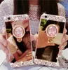 Luxury Crystal Rhinestone Bling Diamond Glitter Mirror Case For Samsung S20 S7 S8 S9 Plus S10 NOET 10 Case Cute Ring Stand Cover8536549