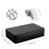 Watch Boxes & Cases 12/10/6 Slot Organizer Box Zippered Travel Case Luxury Pu Leather Storage Collection Display Holder Drop Delivery Dhfyk