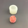 장식용 꽃 3D 장미 꽃 실리콘 곰팡이 DIY 설탕 사탕 장식 수제 비누 캔들 떨어 뜨리는 젤 석고