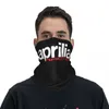 Lenços Aprilia Racing Motorcross Motor Acessórios Bandana pescoço enrolar o cachecol de cachecol Multifuncional para homens mulheres durante toda a temporada