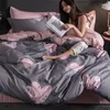 Bedding Sets Hengyuanxiang Lixing Kit de cama de quatro peças de 4 peças de 4 peças de 1,8m Dormitório de colchas de quarteirão conjunto de três