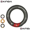 Carabiners xinda Outdoor 23KN Openable Ring 7075 Алюминиевый MTI Указкируется для подъема 230921 Drop Delivery Sports Outdoors Cam Otue2