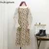 Robes décontractées en velours côtelé pour les femmes coréenes coréen vintage sling robe femme 2024 vestidos de mujer tunique sans manches robe maxi épaisse