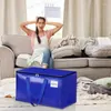 Storage Bags Large Moving With Zippers & Handles Heavy-Duty Packing Container Tote Bag Waterproof Space Saving Supplies