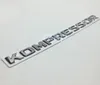 Chrome Silver Kompressor Letter Logo Trunk Emblem Distranger para Mercedes W203 W204 W212 W221 AMG8582837