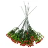Decorative Flowers 10 Pcs Decor Household Artificial Flower Baby's Breath Stems Bar Counter Home