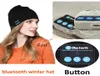 HD Bluetooth Winter Hat Stereo Bluetooth 42 Wireless Smart Beanie Headset Musical Knit Headphone Speaker Hat Speakerphone Cap 1807842935