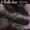 Bellahair non traité 8a Bundles brésiliens Extensions de cheveux vierges Boulanges de cheveux humains Correffes de couleur naturel