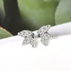 Stud Earrings EMO-378 Lefei Fashion Trendy Classic Luxury Match-all Moissanite Leaf Wing Charms Women Silver S925 Party Jewelry Gifts