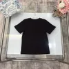 Women's T-shirt Summer Fashion Brand Children's Pullover Pure Cotton with Large Kids Pocket Short Sleeve Casual