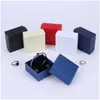 Jewelry Boxes Pattern Packing Gift Box Earring Ring Pendant Bracelet Mtifunctional 7.3X7.3X3.5 Drop Delivery Display Dhbyw