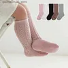 Kinder sokken 2 stuks 0-3Y Baby Girl Knie High Socks met mesh ademende geschikt voor pasgeborenen baby's lange katoen dunne zomer jonge kinderen Q240413