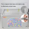 Products 7 Optional Sizes Large Children's Playpen with Foam Protector Baby Safety Fence Kids Ball Pit Playpen for Babies Baby Playground