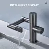 Bathroom Sink Faucets Stainless Steel 1080 Degree Faucet Mixer Aerator Waterfall Tap Modern Intelligent Digital Display