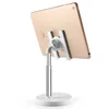 Fäststativ Holder Aluminium Alloy Desk Desktop Universal för mobiltelefon Tablett Stand Holder Accessories Computer Holder