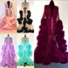 SALE Fashion Gown Mesh Fur Babydolls Sleep Wear