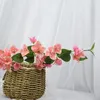 Dekorative Blumen künstliche Blumensimulation Bougainvillea gefälschte Blumenzweig -Arrangement Hochzeitsheim Dekoration