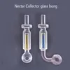 Nouveau conception de nargues tuyaux en verre brûleur d'huile Bong Dab Paille Paille Micro NC Set Fumer Water Pipe avec une balle OD 30 mm