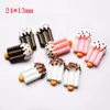 Dekorative Figuren DIY Scrapbooking Phone Case Craft 30pcs Süße Miniatur Künstliche falsche Lebensmittelharz Cabochons