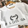 メンズTシャツパリTシャツヨーロッパフランスラグジュアリーレターグラフィック印刷ロゴファッションTシャツ服カジュアルコットンティードロップデルオタクフ