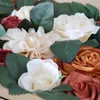 Dekorativa blommor förfining bröllopssimulering rose blommor lådan dekorationer festival födelsedagsfest brud gåvor prydnad
