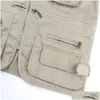 Life Vest Buoy Summer Men Tactical vandringsfiske MTI-POCKEN POGRAMER Waistcoat utomhus Leisure Manlig tunn lastjacka västar S-6XL DR DHAU5