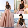 Beaded Prom Dress Jewel Neck Dresses Evening Wear Bow Sash A Line Plus Size Party Gowns