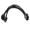 2023 EPS CPU 8 Pin Female to CPU ATX 8Pin + ATX 4 Pin Male Power Supply Cord CPU 8 Pin to 8+4pin Converter Extension Cable 20cm