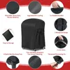 Outils Cover-barbecue en plein air 600D PVC Polyester Oxford Tissu épais de la poussière imperméable Suncreen Barbeque Barbelle Couvertures de protection