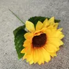 Decorative Flowers 3 Size Wedding Bridal Bouquet Simulation Sunflower Party Room Christmas Decoration Fake Artificial Flower Handicraft