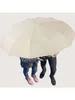Parapluies 12-rib renforcé anti-vent et de pluie Auto Umbrella surdimensionné unisexe simple de style moderne