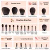 Kits OVW natürliche Ziegen Haar Make -up Pinsel Set Professionelles Kit Brocha Maquillaje Pedzle do Makijazu Mischung Schmutzpinsel Shader