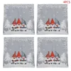 Kussen 4 stks kerstdecoraties kabouter Zweedse tomte case throw sofa cover huis woonkamer decoratie