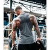 Muscle Fitness Brothers 2021 Running Vest Sports Fitness Training Top Kulturystyka oddychająca elastyczna koszulka