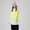 Jackets de esqui mulheres jaqueta de esqui de inverno esportes ao ar livre usam snowboard de snowboard à prova d'água que quente
