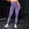 Calças ativas Stoureg Yoga Basic Fitness Gym calças justas de barriga de barriga de controle de quadril com orifícios de punção