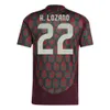 2024 Мексика Copa America Soccer Jerseys Chicharito Mens 24 25 Национальная команда Lozano Dos Santos H.Lozano E. Alvarez Men Men Kid