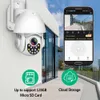 IP -kameror HD IP -kamera Tuya WiFi PTZ Camera Outdoor 2MP Video Surveillance Security Camera Auto Tracking Audio Video Wireless 1080p CCTV 24413