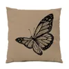 Pillow Butterfly Couvre décoration Géométrie de couleur de maison 45x45cm Stripes Plaids Print Throw Covers E0204