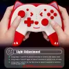 Gamepads bluetooth pro gamepad para nswitch para ns switch console sem fio gamepad video video video video video joystick control control nfc