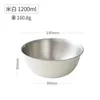 Миски Смешание миски из нержавеющей стали с масштабным яичным салатом салатом корейские инструменты для выпечки кухонная посуда