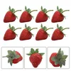 Estatuetas decorativas de fruta de plástico artificial Fruit Fake Display para cozinha alimentos domésticos decoração de ornamento artesanato de adereços de adereços