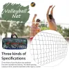Volleyball 3 tailles Protection Sun Profession Professionnel Traine Sport Standard Badminton Net Tennis Tennis Net Mesh Volleyball Net Exercice