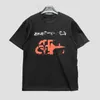 Printemps et d'été Nouveaux vêtements pour la mode à succès pour hommes Modèles de mode imprimées à manches courtes à manches décontractées T-shirt en vrac Pure Cotton Street Hip Hop Tendance G61