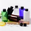 Förvaringsflaskor 30 st 200 ml tomt vitt svart husdjurplast med skruvlock för schampo flytande tvål duschgel kosmetisk behållare