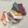 Chaussettes pour enfants 5 paires / ensemble de stocks de sport à domicile en coton printemps